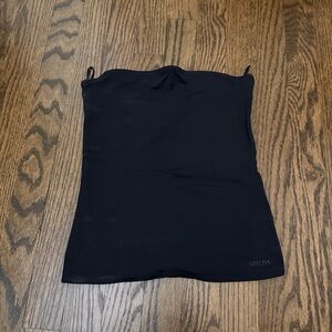 Aritzia Contour Black Strapless Bandeau Top - Small